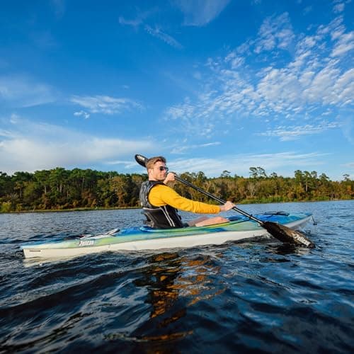 Pelican Argo 100X EXO - Recreational Sit in Kayak - Lightweight Patented Ram-X™ Material - Ergobreeze™ Seating System - 10 ft