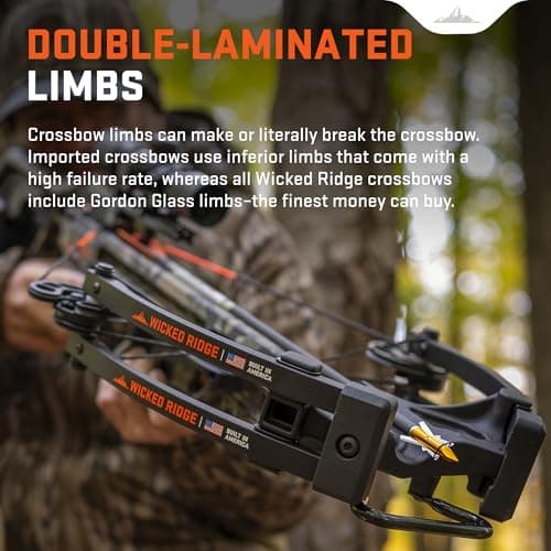 Wicked Ridge by TenPoint Commander 400, Peak XT - 400 FPS - Includes Pro-View 400 Lighted Scope, ACUdraw Crank Cocking Device & Three Match 400 Carbon Arrows