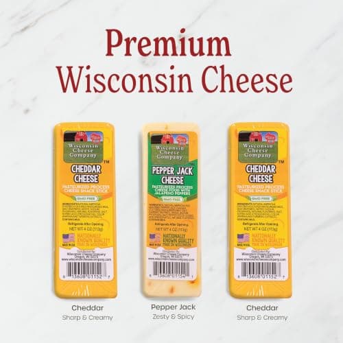 Wisconsin Cheese Company - Ultimate Cheese & Meat Holiday Gift Box - Smoked Summer Sausages, 100% Wisconsin Cheese, Crackers, Pretzels & Mustard | Perfect for Parties, Charcuterie Boards, and Holiday Gifts