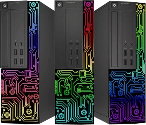 Dell Optiplex Desktop Computer (SFF) PC, Quad Core Intel i5 up to 3.6GHz, 16GB RAM, 512GB SSD, 24 Inch Monitor, RGB Keyboard & Mouse & Headset, Windows 11 Pro (Renewed)