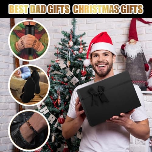 Skylety 13 Pcs Birthdays Gifts Baskets for Men Father Gift for Men Birthdays Gift Box 16 oz Tumblers Wallet Toiletry Bag Sock Bottle Opener Belt Bracelet Glasses Pen for Father's Day Dad Husband B0DJ92ZCJ1