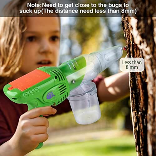 PLAY Bug Vacuum for Kids,Bug Catcher kit for Kids,Eco-Friendly Bug Suction Toy Vacuum with Magnifying Glass Viewing Chamber, for Boys Age 4+