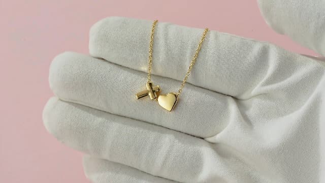 Happy 7th-21th Birthday Necklace Gifts, 14K Gold Plated Necklace Religious Christian Jewelry for Her 16+3 Inches B0H3SH1VCX