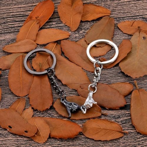 Pinky Promise Gift Matching Couple Gifts Valentines Day Gifts for Him Her Boyfriend Girlfriend Best Friend Matching Keychains for Couples Wife Husband One Year Anniversary Christmas Birthday Gifts