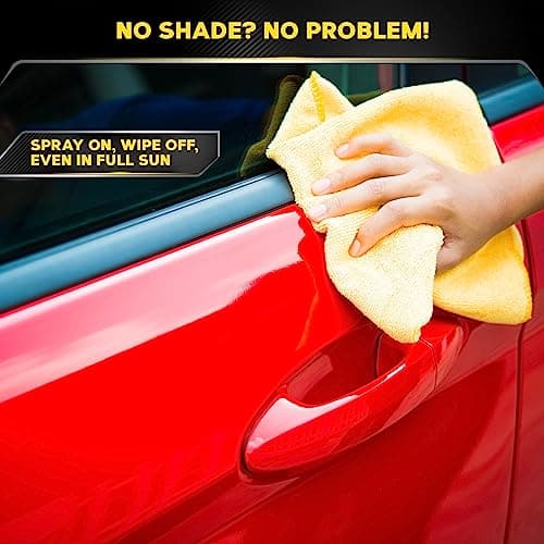 Meguiar's G7716 Gold Class Carnauba Quik Wax, Special Blend for Richness and Shine, Clear Coat Safe Meguiar's Quik Wax, Spray That Leaves Lasting Results Without Residue, 16 Oz