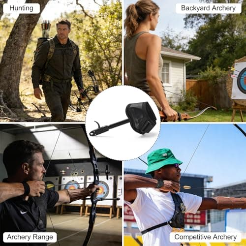 Archery Bow Release, Professional Wrist Strap Releases Aid for Compound Bow Trigger 360° Adjustable Aids for Hunting Shooting, Fits Both Youth and Adult, Left or Right Hand