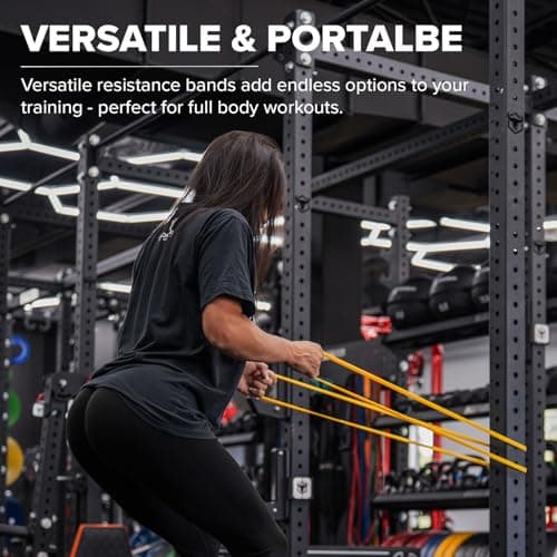 Pull Up Bands, Resistance Bands (Set of 5) – Pull Up Assistance Bands Set – Exercise Workout Bands for Working Out, Strength Training, Stretching & Physical Therapy