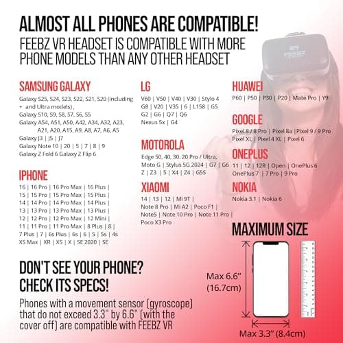 FEEBZ 3D VR Headset for Kids 2.0 + Android Remote - for iPhone & Android Phones | with 3D VR Videos & Apps Links | Virtual Reality Goggles Set for Beginners