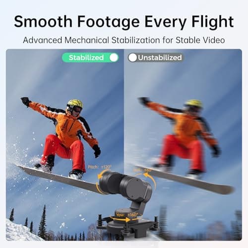 CADDXFPV Walksnail GM3 V2 3-Axis Gimbal – FPV Head Tracking with Mechanical Stabilization, UART/PWM Control, Compatible with Select Avatar & Ascent VTX Models, for FPV Drones, RC Cars, and Fixed Wings