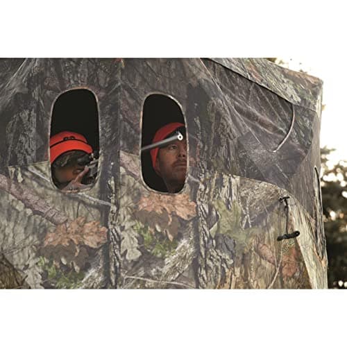 Guide Gear 6 Foot Tripod Hunting Tower Blind, 2-Man Stand Elevated, Hunting Gear Equipment Accessories, 4 by 4