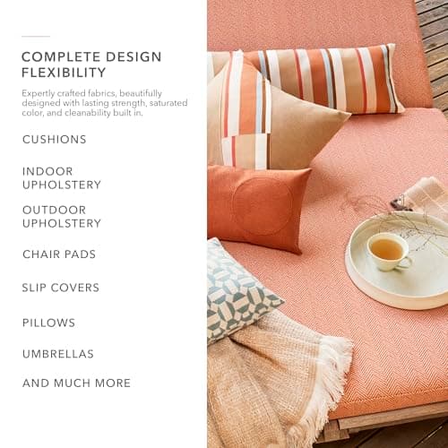 Sunbrella Outdoor Fabric by The Yard | Canvas Taupe | Official Sunbrella Seller | Indoor or Outdoor Upholstery Fabric for Chairs, Cushions, Drapery, Pillows, Furniture