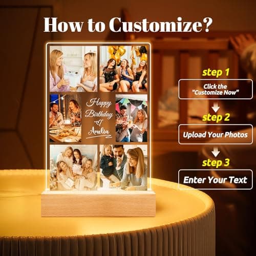 Custom Picture Frames, Customized Picture Frame, Personalized Photo Frame, Personalized Gifts for Women Best Friends Personalized Picture Frame, Personalized Birthday Gifts for Women Her Him B0CX56Q972