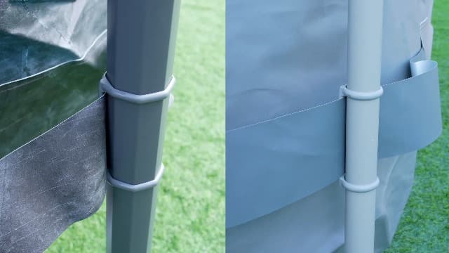 Bestway Steel Pro MAX 15' x 48" Above Ground Pool, Round Metal Frame Outdoor Swimming Pool Set with Filter Pump, Ladder, and Cover, Gray