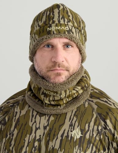 NOMAD Men's Vx3 Neck Gaiter, Insulated, Quiet, Versatile Hunting Face and Neck Cover