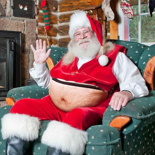Funny Gifts White Elephant Gifts, Wisedom Gag Gifts Dad Bag Fanny Pack & 3D Beer Belly Waist Pack Waterproof For Women Men Christmas Stocking Stuffers for Men (Thin Hair)