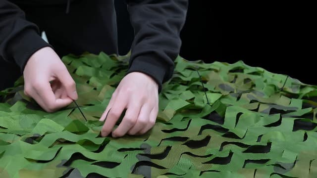 LOOGU Camo Netting, Camouflage Net Blinds Great for Sunshade Camping Shooting Hunting