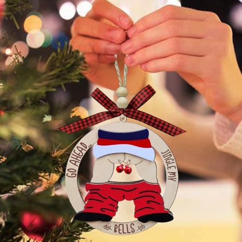 Funny Ornaments for Exchange, Silly,Naughty Ornament,Funny Gift, Dirty Santa Gifts, White Elephant Gag Gifts Funny Christmas Ornaments Adult, Ugly, Inappropriate, Fun, Unique Ornaments B0D8BBG6CR