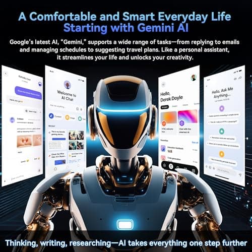 Tablet 2026 World's First Android 16 Tablet with Gemini AI, 11 Inch FHD Display, 24GB RAM 128GB ROM /2TB TF, T7250 CPU+13MP Camera, 8000mAh, Widevine L1, 2 in 1 Tablets with Keyboard Mouse Stylus
