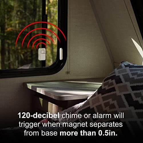 GE 45115 Wireless Magnetic Window Alarms 2 Pack