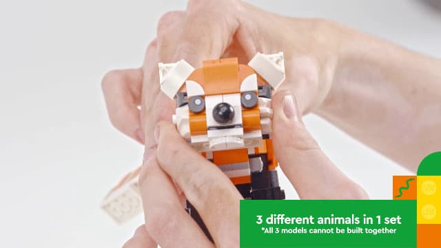 LEGO Creator 3 in 1 Majestic Tiger Building Set, Transforms from Tiger to Panda or Koi Fish Set, Animal Figures, Collectible Building Toy, Gifts for Kids, Boys & Girls 9 Plus Years Old, 31129 B09FM57L7B