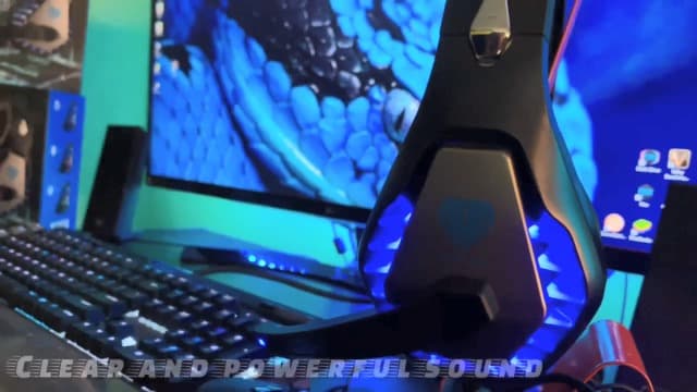 Gaming Headset for PS4, Xbox One, PC, PS5, Laptop, Mac, Nintendo Switch, 3.5MM Noise Cancelling Over Ear Headphones with Mic, Bass Surround, Soft Memory Earmuffs (Black)