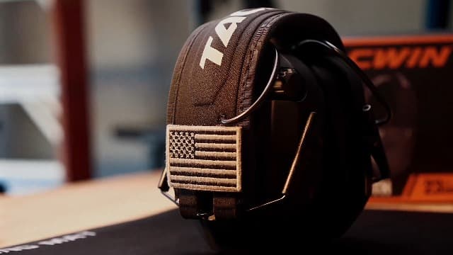 Shooting Earmuff, Ear Protection for Gun Range, Active Noise Reduction NRR 23dB For Hearing Protection