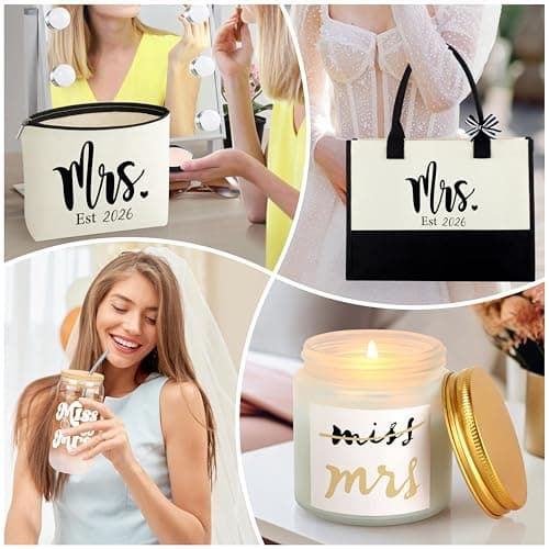Bachelorette Gifts for Bride Engagement Wedding Presents Set for Women Her Mrs Wifey Bridal Shower Gifts for Bride To Be, Bride Gifts for Bachelorette Party B0FCMD3RCG