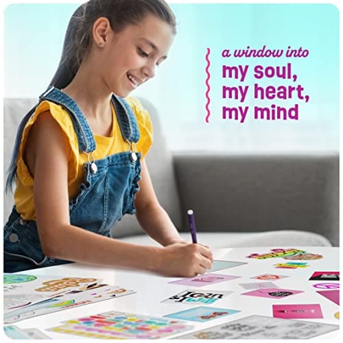 Pretty Me Wall Collage Kit for Teen & Tween Girls - Arts Craft Gift Ideas for Age 11, 12,13, 14, 15, 16 Year Old Girl - Birthday Gifts and Stuff for Teenage Bedroom Decor - Teens Creative Crafts Kits