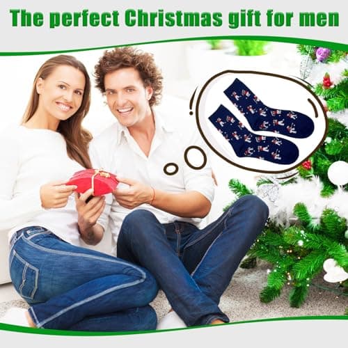 Anniversary Christmas Valentines Gifts for Husband Dad Stepdad, Stocking Stuffers for Men Him Golfer,Golf Accessories for Men Funny Golf Socks for Men Dad,Christmas Birthday Gift From Daughter Wife Son B0FT7NQZ1S