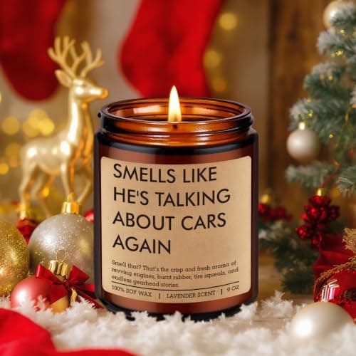 Car Lover Gifts for Men - Funny Christmas, Man Cave Decor, Garage, Birthday Ideas for Auto Mechanic Dad Husband Boyfriend Him Fairy's Gift Candle, Car Guy Gifts, Car Enthusiast Stuff, Automotive Gifts B0GWHQ4FHK