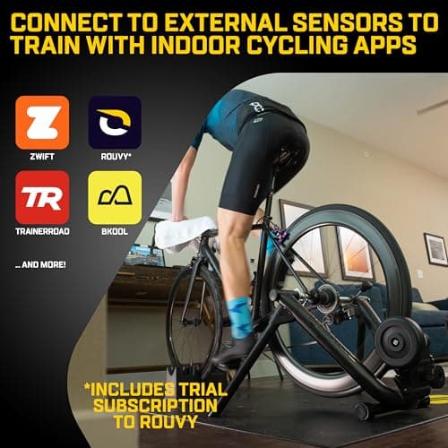 Saris Mag and Mag Plus Indoor Bike Trainer, Magnetic Resistance, Compatible with Zwift App