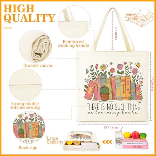 Book Lovers Gifts for Women, Accessories Bookish Gifts for Book Lovers Reading Readers Set of 8