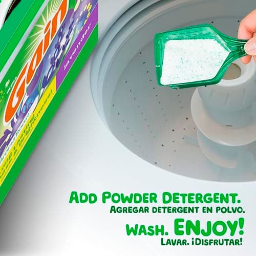 Gain Powder Laundry Detergent, Lavender Scent, 133 Loads, 123 OZ