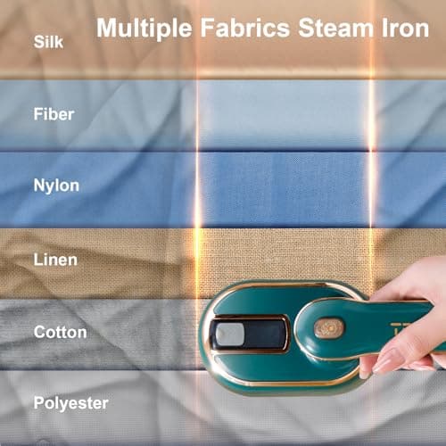 Travel Steamer for Clothes -1000W Small Steam Irons Foldable for Wrinkle Removal, Compact Portable Mini Steamer for Clothes Travel College Dorm Office Home Garment Steamer for Clothes 120V，1 Piece