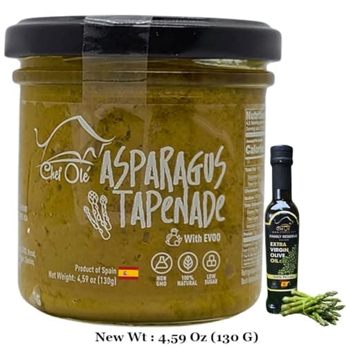 Spanish Gourmet Tapenade Gift Set - 5 Premium Mediterranean Spreads & Sauces | Olive Tapenade, Asparagus, Roasted Peppers & Ketchup | Vegetarian Food Gift Basket from Spain