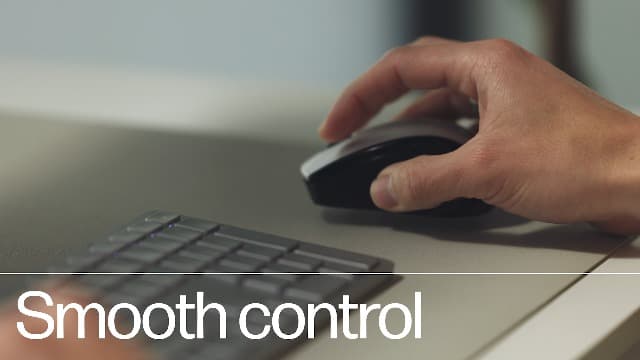 HP X3000 G3 Wireless Mouse - Black, 15-Month Battery, Side Grips for Control, Travel-Friendly, Blue LED, Powerful 1600 DPI Optical Sensor, Compatible with Wins PC/Laptop, Mac, Chromebook (683N7AA)