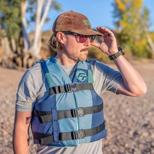 Full Throttle U.S. Coast Guard and Transport Canada Approved Adult Nylon Life Vest for Adults 90 Pounds and Over