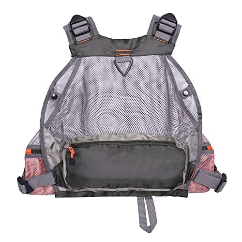 Raprance Fly Fishing Vest Backpack - Adjustable Lightweight and Quick-Dry, with 17 Pocketsfor Trout Bass Saltwate