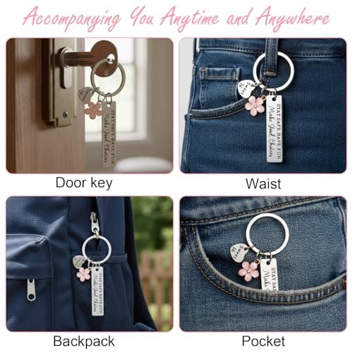 Ouligay Sweet 16 Gifts for Girls, 16th Birthday Gift for Girls Keychain, Sweet Sixteen Christmas Gifts for 16 Year Old Girl, 16th Party Decoration Favors for Teen Girl Daughter Sister Best Friend