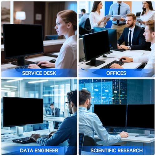 [2-Pack] Privacy Screen For Computer Monitor, 29-Inch 21:9 Aspect Ratio; Anti Spy/Bule Light/Glare And Eye Protection, 2 Install Ways Removable For Office, Airport, Cafe And Other Public Area; Diagonal 29 Inches, Width 26.66 Inches, Height 11.42 Inches