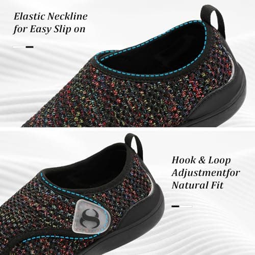 Scurtain Womens Walking Shoes Comfortable Wide Diabetic Shoes Adjustable Zero Drop Edema Shoe Breathable Neuropathy Nursing Shoes Casual Wide Width Sneakers