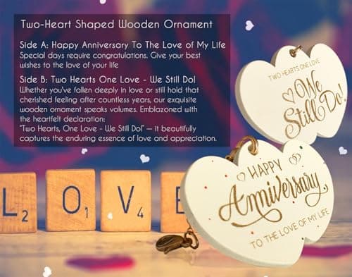 (1-99th) Wedding Anniversary Picture Frame, Anniversary Wedding Gift for Couple, Newlyweds. Engagement Gift for Her or Him. Then & Now Double Picture Frame (4”x6”)