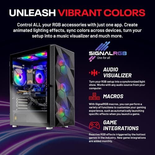 Skytech Gaming Storm Gaming PC, AMD Ryzen 5 5500 3.6GHz, NVIDIA RTX 5050 8GB, 1TB NVMe SSD, 32GB DDR4 RAM 3200, 650W Gold PSU, Wi-Fi, Win 11, Desktop