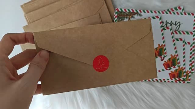 30 Pack Gift Certificates for Business with 30 Kraft Envelopes 30 Stickers for Holiday Christmas Small Business Restaurants Spa Beauty Makeup Hair Salon