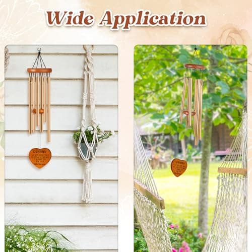 Gifts for Granny from Grandkids, Granny Gift Wind Chimes, Birthday, Retirement, Thanksgiving, Mothers Day, Grandparents Gifts from Grandchildren, Grandma Gift B0F87FQ1ZB