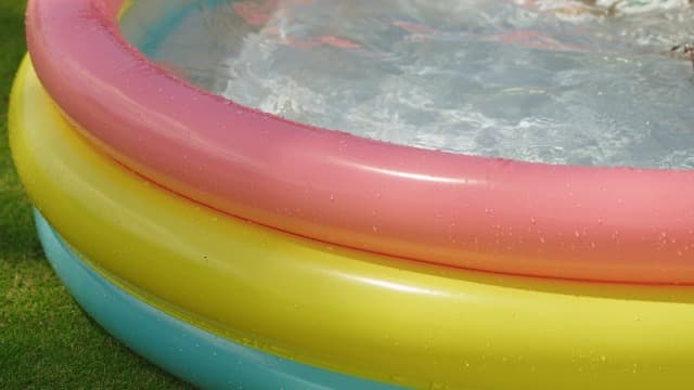 Intex Kiddie Pool - Kid's Summer Sunset Glow Design - 58" x 13"