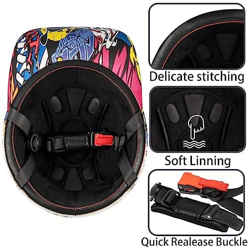 Yesmotor Baseball Style Cap Retro Motorcycle Helmet Unisex-Adult - DOT Approved
