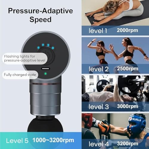 Targeted Temperature Control with Deep Percussion Massage for Muscle Warm-Up, Post-Workout Recovery, and Relaxation arboleaf Hot and Cold Massage Gun Deep Tissue, Percussion Muscle Massager B0CZP1D7CX