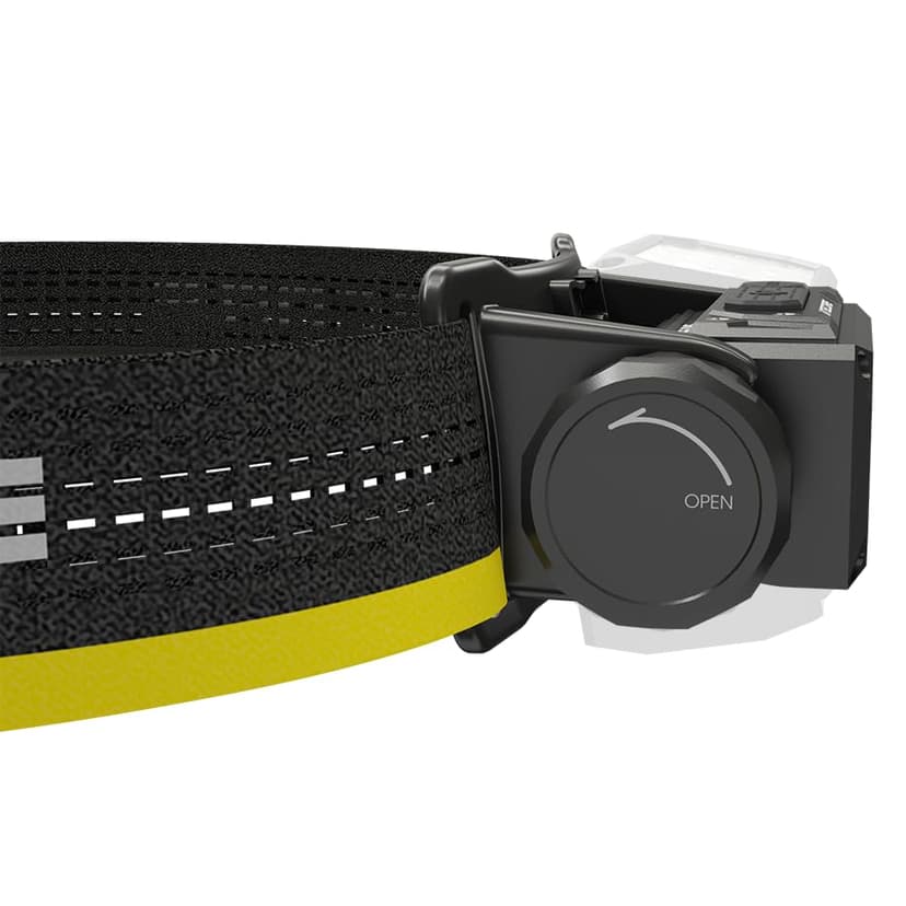 Nitecore HC65 UHE Headlamp, 2000 Lumen Max Heavy Duty Metal, USB-C Rechargeable with White, Red, and Reading Lights for Camping, Hiking, Hunting, and Industrial Works (Black)