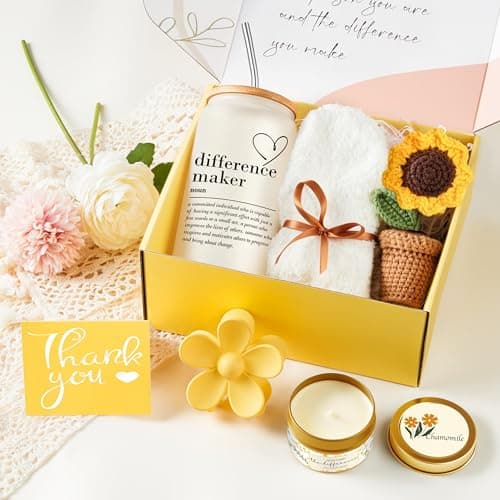 Thank You Gifts for Women, Teacher Appreciation Gifts, Thank You Gift Baskets for Women Friends Teachers Coworkers Boss Nurse Mom Employees with Thank You Cards B0DX2KPZ7Y